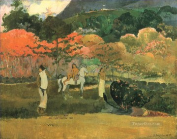 Mujeres y molde Paul Gauguin Pinturas al óleo